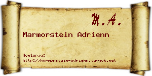 Marmorstein Adrienn névjegykártya